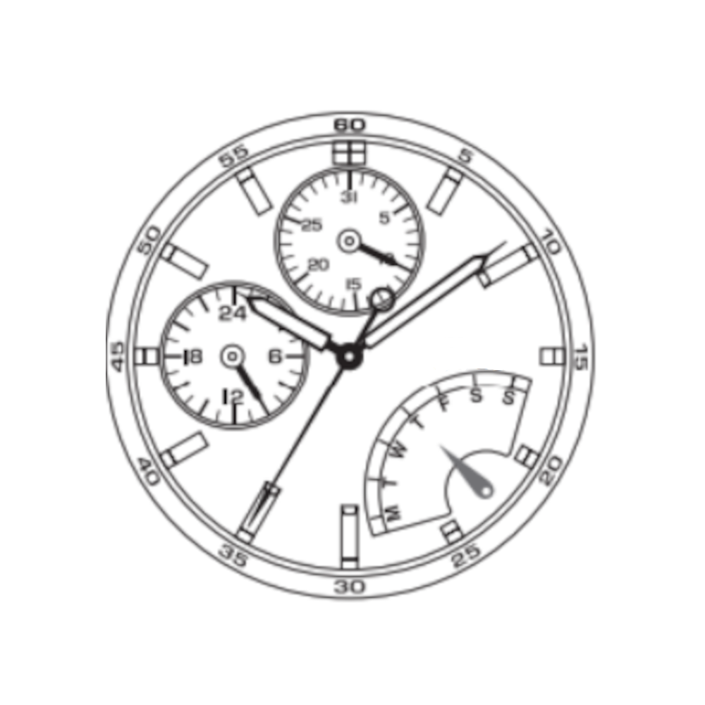 JR00 Multi-Function｜Movements｜MIYOTA MOVEMENT
