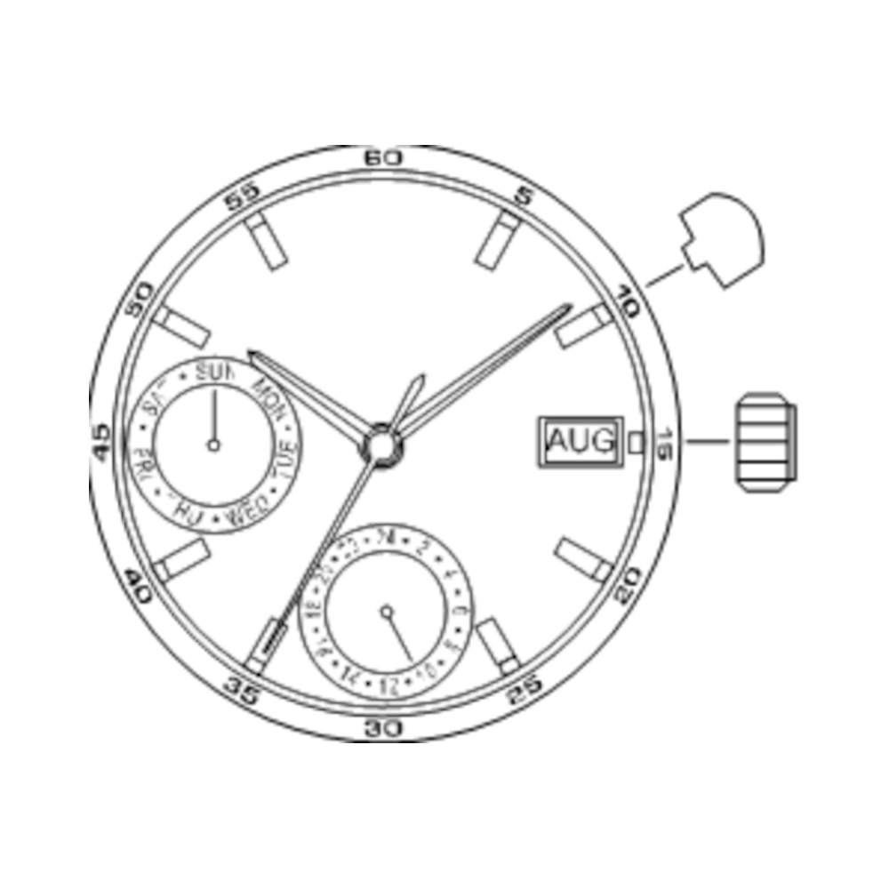 6P88 Multi-Function｜Movements｜MIYOTA MOVEMENT