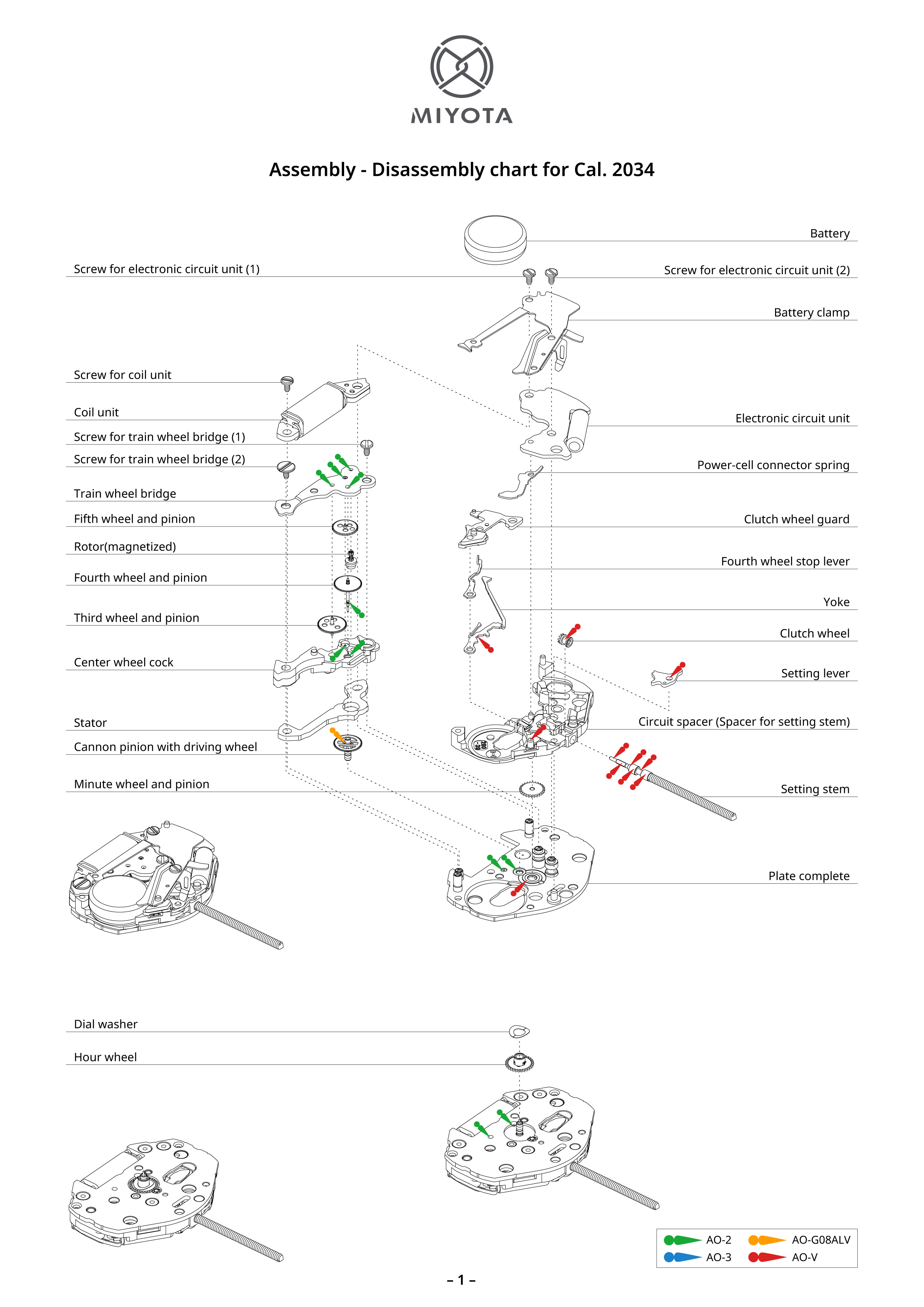 2034 Standard｜Movements｜MIYOTA MOVEMENT